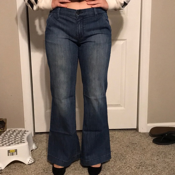 Old Navy, Flirt, denim, trouser pant - Picture 1 of 4